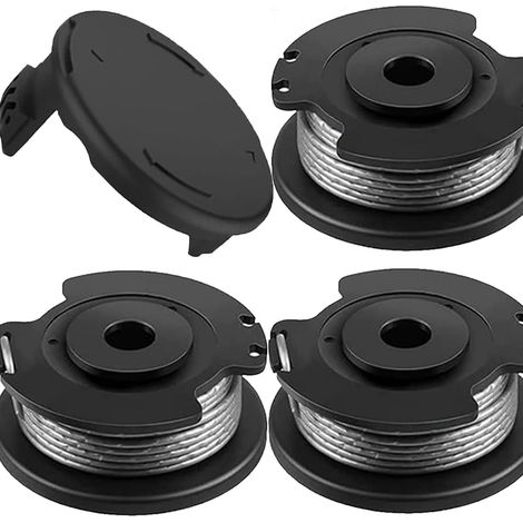 Set mit 3 Ersatz-Trimmerfadenspulen für die Freischneider ART23SL, ART23-28, ART2300 und ART26SL mit 1 Spulenabdeckung F016800569 F016800385 (1/5)