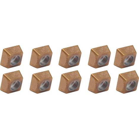 Jeu de 10 plaquettes carbure pour usinage CNC, porte-fraise carbure indexable, outil de coupe pour tour à métaux SPMT040204HD (1/5)