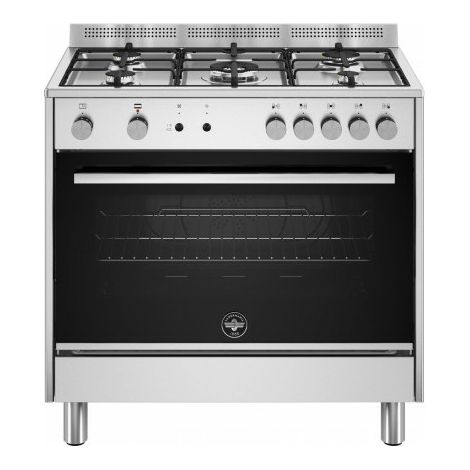 Bertazzoni La Germania Futura FTR965GXV/24 cucina Elettrico/Gas Gas Nero, Acciaio inox