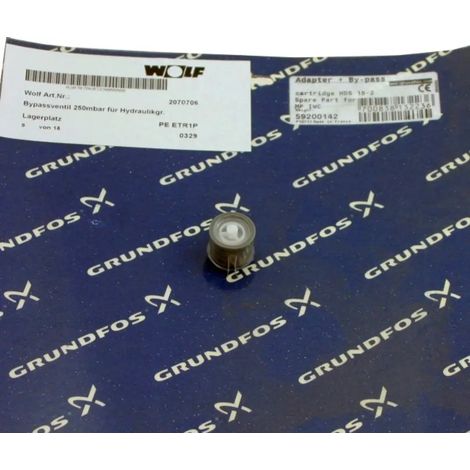 Wolf Valvola di bypass 250mbar per CGG, 2070706