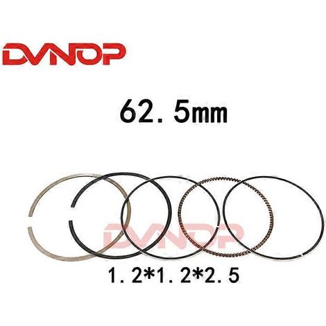 Pistón y aro de motocicleta de 62,5 mm para ATV175 ATV 200 WY200 (solo aro) (1/5)
