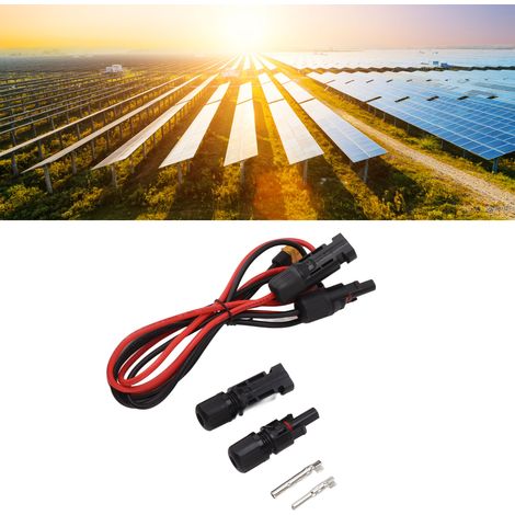 Le connecteur MC4 vers XT60 facilite l'utilisation des câbles de charge photovoltaïques et des câbles de stockage d'énergie. (1/5)