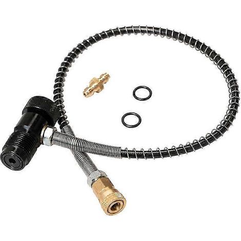Adaptateur de remplissage pour station de gonflage HPAT de plongée PCP avec bouton-poussoir G5/8 mâle 300 bars (1/5)