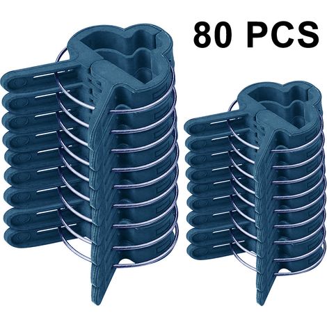 Clips de jardin pour la greffe de semis, les fleurs et la décoration de jardin. Taille au choix. Clips de printemps pour plantes, support de tiges, 40 petits + 40 grands.
