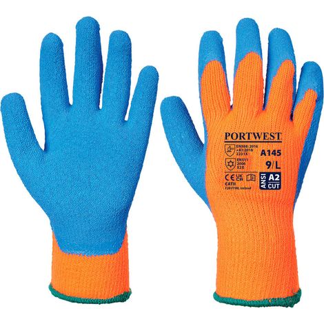 Gant Cold Grip Farbe: Orange/Blau Größe M - Portwest