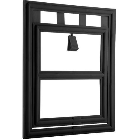 Plastic door for dogs, puppies, cats, magnetic lock, safety flap for screen window doors (black L) (1/5)
