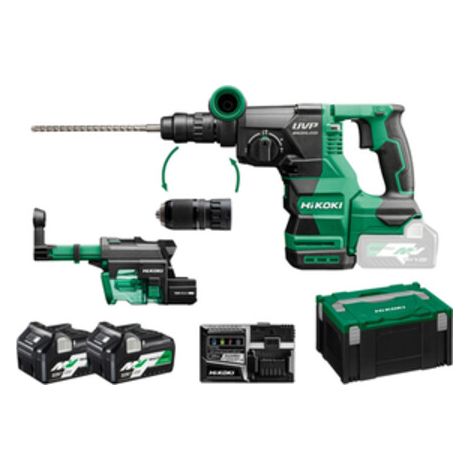 HiKOKI Perforateur et burineur sans fil (SDS-plus) DH3628DC (2,5 Ah) (HSC III)