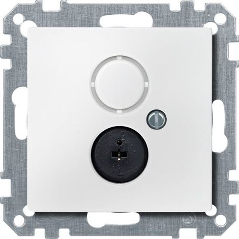 MERTEN 297419 PRISE DE RACCORDEMENT HAUT-PARLEUR, BLANC POLAIRE, SYSTEM M