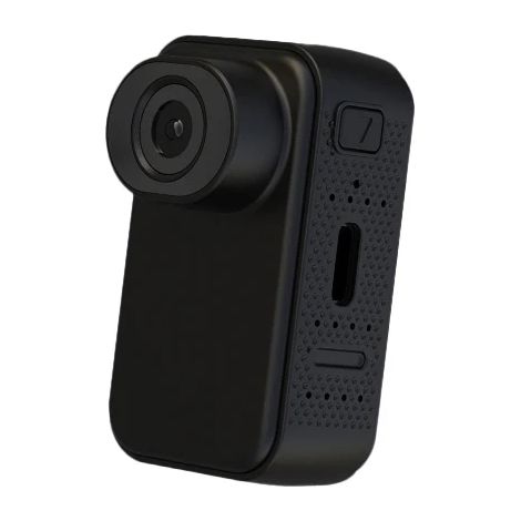 (Noir, carte non incluse) Caméra embarquée pour moto de la taille d'un pouce, vision nocturne, haute définition, étanche, stabilisation d'image. (1/5)