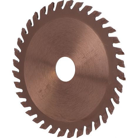 Lame de scie circulaire carbure de tungstène bronze découpe métal bois outillage 24/36 dents 85x15x36T (1/5)