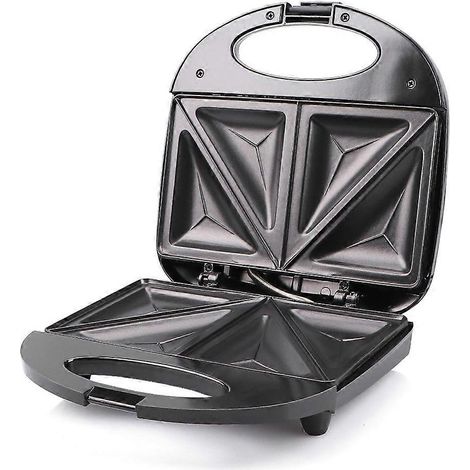 Appareil à sandwichs antiadhésif noir 750 W (Royaume-Uni)