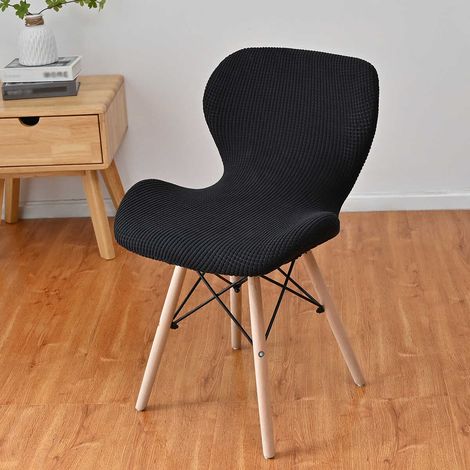 Coprisedia a farfalla, antipolvere e antiaderente, universale, elastico - nero