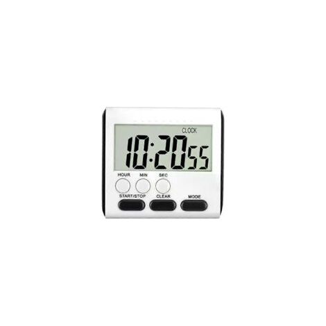 Sveglia digitale da cucina con timer, cronometro e conto alla rovescia magnetico.