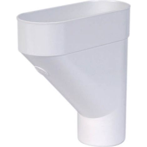 Jambonneau tube Ø80 blanc