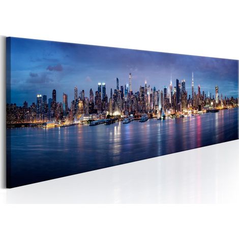Tableau Imprimé "New York Nights" 50 x 150 cm (1/2)