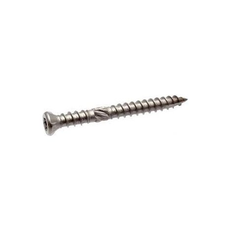 400 Vis 5x50mm Inox A2 Autoforeuse Double Filet PRO tête Torx + 1 embout T25 offert (1/2)
