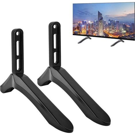 Support universel de base pour télévision, conçu pour les téléviseurs LCD de 32 à 65 pouces de marques telles que Samsung, Vizio et Sony (non compatible avec les téléviseurs LG). Il s'agit d'un suppor (1/5)