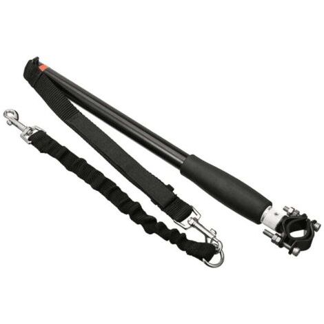 Vélo Chien Laisse Traction Chien Laisse Chargeable Chien Laisse Vélo Chien Marcheur Produits Pour Animaux Noir (1/2)