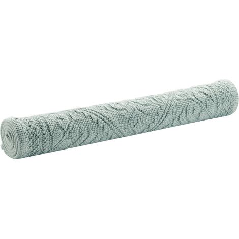 Tapis de bain uni couleur jade 54 x 64 cm pour sortie de douche et de baignoire - PANGIVO (1/3)