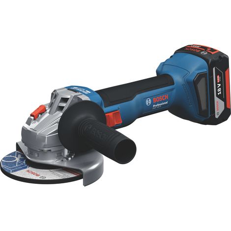 Bosch SMERIGLIATRICE ANGOLARE GWS 18V-8 2 BATT.4,0 AH (1/2)