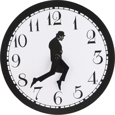 Horloge Murale Comédie: Horloge Décorative Silencieuse Design Acrylique 10 Pouces Parfait pour Bureau et Maison (1/3)
