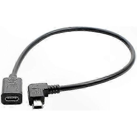 Adaptateur USB C vers Mini USB 2.0, connecteur femelle Type C vers mâle Mini USB pour appareils[HK] B (1/5)