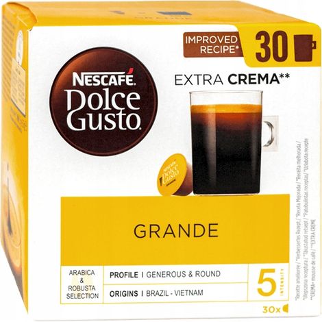Capsule di caffè Nescafe Dolce Gusto Grande, 30 pezzi + videolibro in omaggio (1/5)