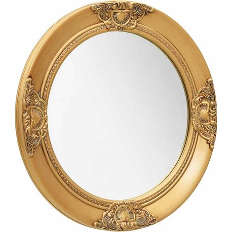 Maison Exclusive - Wandspiegel im Barock-Stil 50 cm Golden (1/5)