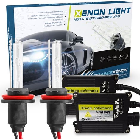 Kit Xénon H8 - 6000 °K - Slim Ballast - 25W 2000Lms - Kit de conversion xénon (1/5)