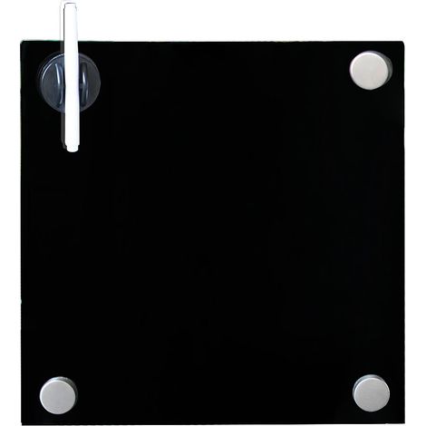 Magnettafel Whiteboard Wandtafek schwarz Memoboard Pinnwand Board Schreibtafel (1/4)