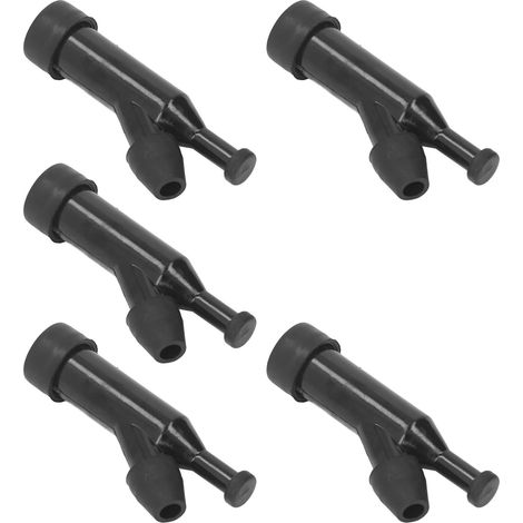 Lot de 5 capuchons de bougies d'allumage en ABS résistant à l'usure, pièces de rechange pour bougies d'allumage moteur GX120 GX140 GX160 (1/5)
