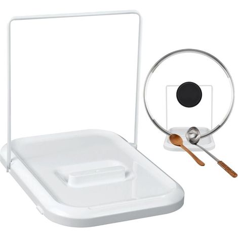 Porte-couvercles, support pour couvercles de casseroles, support pour planches à découper, organisateur de cuisine, rangement pour couvercles de casseroles et accessoires de cuisine (1/4)