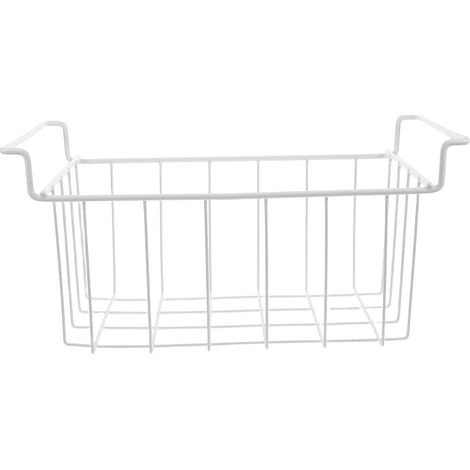 1 Panier Suspendu, Fil Métallique, 42x22x20 Cm, Organisateur Rangement, Congélateur Coffre, Cuisine (1/5)
