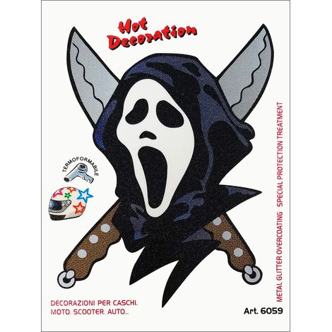 Adesivi Sticker Urlo, 10 x 12 cm (1/4)