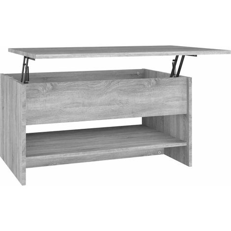Maison Exclusive - Couchtisch Grau Sonoma 80x50x40 cm Holzwerksto