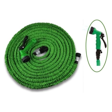 Tubo irrigazione telato 15m con pistola 4 getti