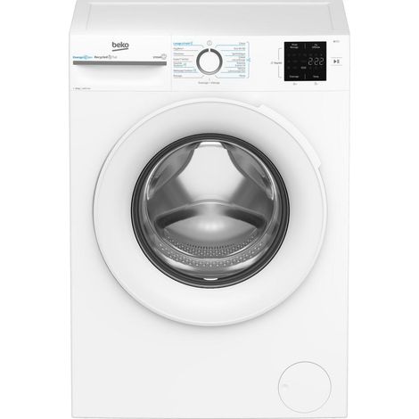 Beko – Lave-linge frontal 10 kg 1200 tr/min – Classe A – Technologie EnergySpin – Lavage à froid 15°C – 15 programmes – 72 dB - BM0WT310211 (1/7)