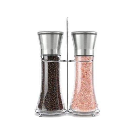 Transformez votre cuisine avec notre élégant moulin à épices Duo en acier inoxydable.-AquaForge