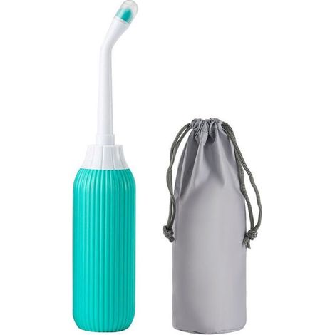 Botella Peri - Bidé portátil - Bidé de irrigación portátil - Perineo - Embarazada - Botella de irrigación posparto - 500 ml - Vegetal (1/5)