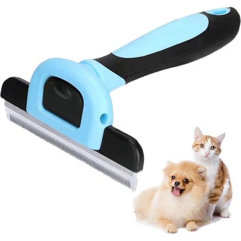 Spazzola per cani e gatti, spazzola per la toelettatura, strumento professionale per la spazzolatura e pettine per la toelettatura di tutte le razze canine. (1/4)