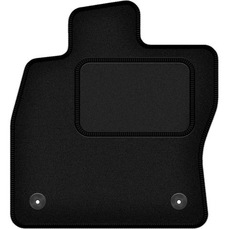 Alfombrilla de conductor negra para Volkswagen eGolf hatchback (2014-2019)