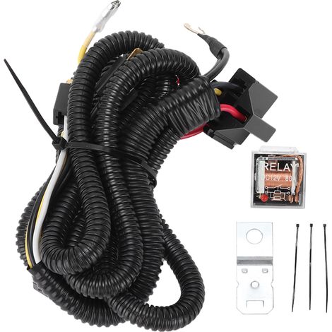 12V-Relais-Kit für universelle Kühlergrillhupen für Lkw und Pkw (1/5)