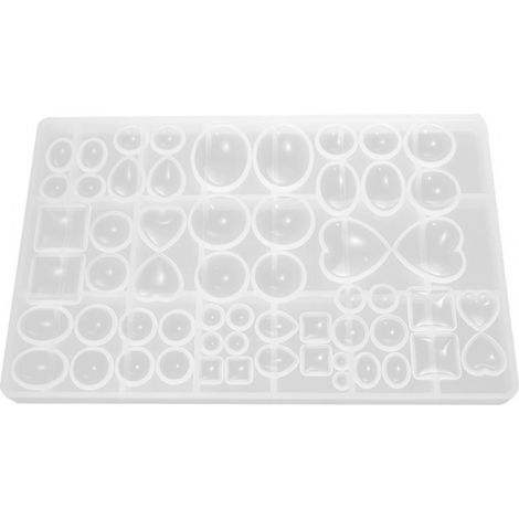 Moule en résine pierre, formes variées, écologique, flexible, démoulage facile, réutilisable, moule silicone pour bijoux DIY (1/5)