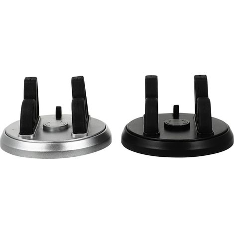 Support de Téléphone Rotatif Lot de 2pcs pour Voiture 360 Degrés Affichage Horizontal et Vertical en PC et Silicone, pour Voiture et Camion (1/5)