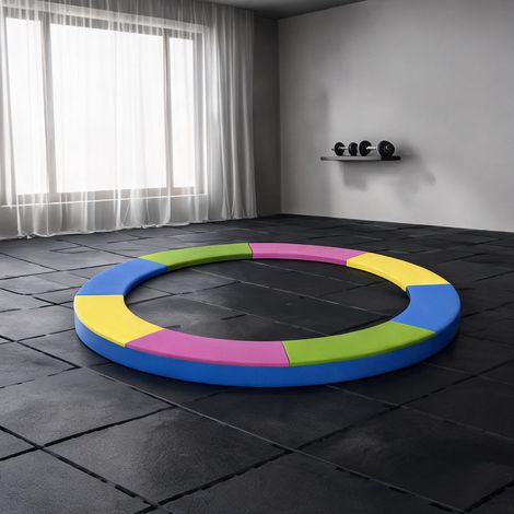 Protection de bord pour trampoline Ø244 cm résistante practical (1/5)