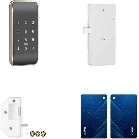 Clavier de contrôle d'accès sans fil avec serrure à combinaison mobile/RFID/carte (version améliorée via application) - Édition Gold (1/5)