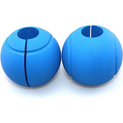 Lot de 2 Poignées en Silicone Épais pour Barres de Musculation, Compatibles avec Barres et Haltères de 25mm 28mm 30mm, Accessoires de Sport Ergonomiques (1/5)