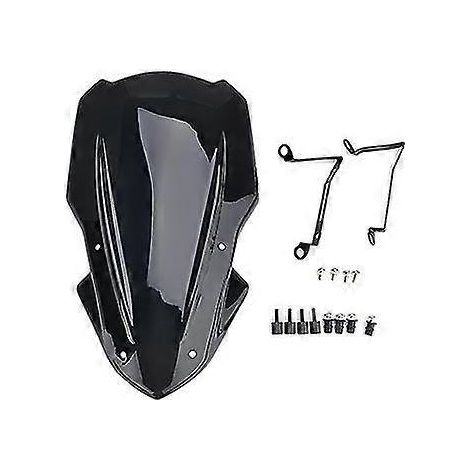 Pare-brise moto pour Kawasaki Z900 2017-2019 avec support Naked Sport Z 900 - Noir (1/5)
