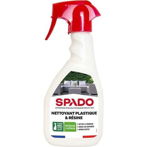 Nettoyant meuble de jardin plastique - Nettoie et décrasse - Désincruste la saleté sans rayer - Ravive les supports - 0% Allergène, 0% conservateur, 0% colorant - 500 ML - Fabriqué en France (1/5)