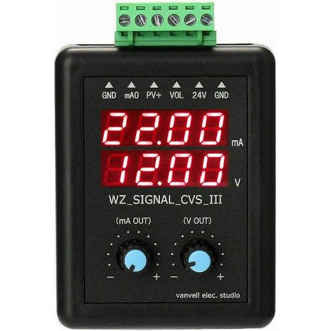 Générateur de Signal réglable 4-20ma 24V 0-10V, Source de courant Constant, simulation FFY (1/4)